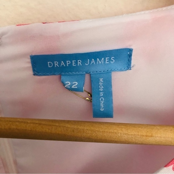 NWOT Draper James Floral Linen Faux Wrap Dress - Picture 6 of 15